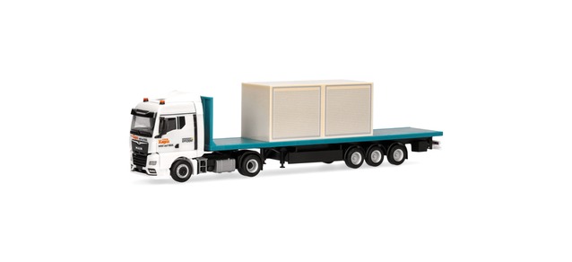 Herpa Réservoir Alimentaire Man TGX GM Semi-remorque ITC (Pays-Bas/OSS) - Modèle Miniature 1:87